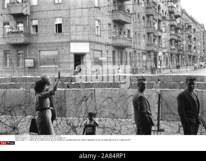 West Berlin, Germany, 10 days after relaxation of border crossing by ...