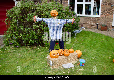 A scarecrow on the scarecrow trail in Binfield, Berkshire, UK in 2019 Stock Photo