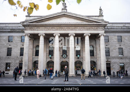 The General Post Office on O'Connell Street in Dublin, Ireland. Stock Photo