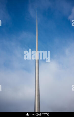 The Spire on O'Connell Street in Dublin city, Ireland. Stock Photo
