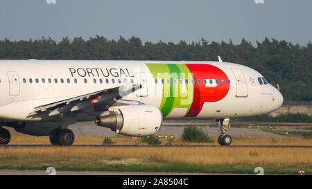 TAP Airbus A321 departure Stock Photo