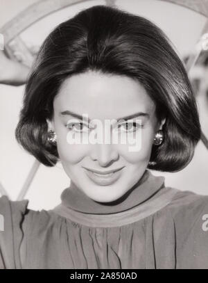 Eleonora Rossi Drago, italienische Schauspielerin, Deutschland frühe 1960er Jahre. Italian actress Eleonora Rossi Drago, Germany early 1960s. Stock Photo