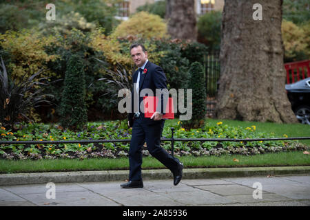 London, UK. 5th November 2019. Longest serving Government Minister Alun Cairns, Secretary of State for Wales, (photographed attending Cabinet Meeting on 5th November 2019), resigns on 6th November 2019. Credit: Malcolm Park/Alamy Live News.
