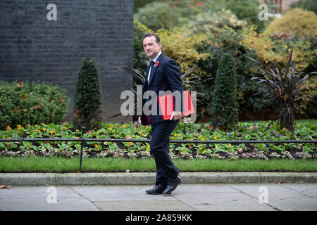 London, UK. 5th November 2019. Longest serving Government Minister Alun Cairns, Secretary of State for Wales, (photographed attending Cabinet Meeting on 5th November 2019), resigns on 6th November 2019. Credit: Malcolm Park/Alamy Live News.