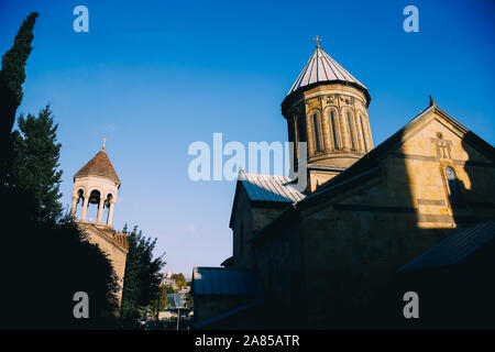 Golden hour on Saint George's Armenian Cathedral , Tbilisi, Georgia Stock Photo