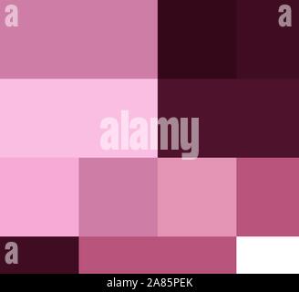 Pink squirrel on white background illustration Stock Vector