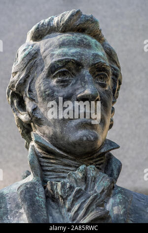 Grave of William Clark in Bellefontaine Cemetery Stock Photo