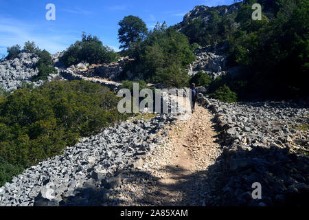 Path to Cala Golortizè Stock Photo