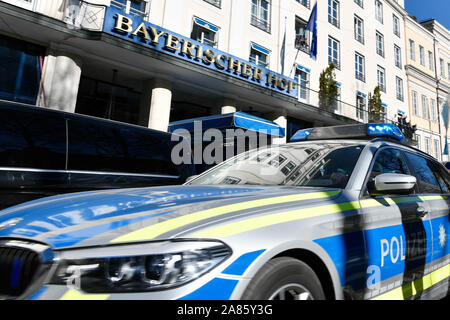 Hotel Bayerischer Hof, Munich, Bavaria, Germany, Europe Stock Photo