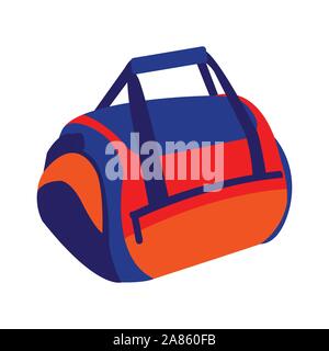 Awesome looking well colour blended duffel bag Stock Vector