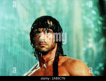 SYLVESTER STALLONE, RAMBO: FIRST BLOOD PART II, 1985 Stock Photo