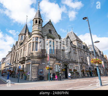 Tay Street, Perth City, Scotland, UK Stock Photo