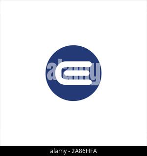 initial letter E logo vector concept design Stock Vector