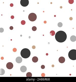 Light Multicolor vector seamless template with circles. Blurred decorative design in abstract style with bubbles. New design for ad, poster, banner of Stock Vector