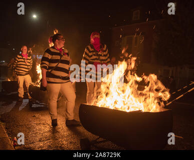 Lewes Bonfire Celebration 2019 Stock Photo