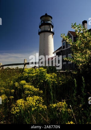 Highland Lighthouse - Cape Cod, Massachusetts Stock Photo