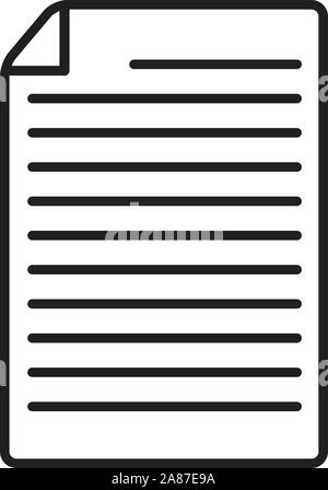 content icon on white background. content sign. flat style Stock Vector