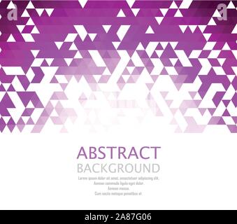 Vector Abstract retro geometric background. Template brochure design Stock Vector