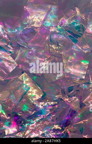This is a photograph of a Holographic Abstract Shiny Background Stock Photo