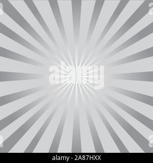 Abstract gray stripe ray background. Flat design vector and illustration Stock Vector
