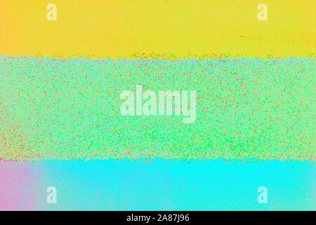 This is a photograph of Yellow, Green and Turquoise striped background Stock Photo