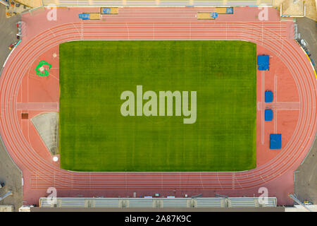 Aerial photo of Raatti Stadium in Oulu, Finland Stock Photo