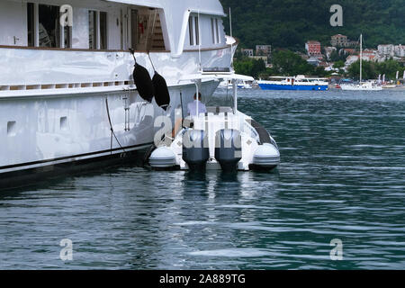 Rest and fishing in nature. A picturesque place on the lake. An