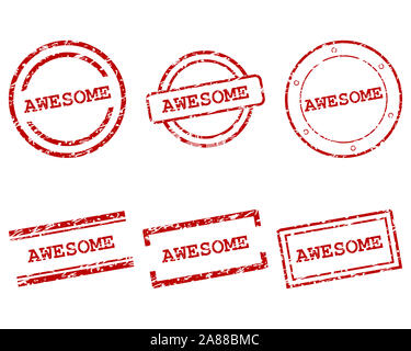 Awesome stamps Stock Photo