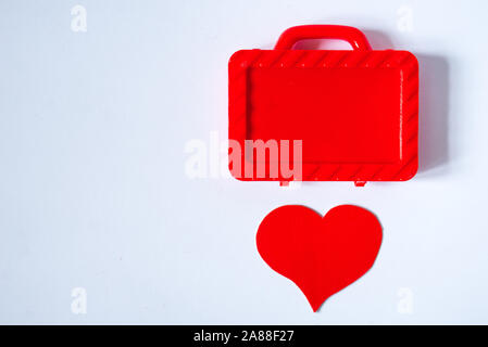 Children's doctor set on a white background Stock Photo