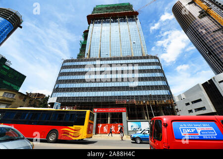 Zemen bank building in Addis Ababa. Stock Photo