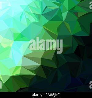 Abstract colorful vector background with triangles. Shiny geometric mosaic. Green triangle pattern Stock Vector