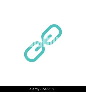 External Link Icon w image showing a link to a different website Stock Vector