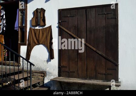 SellingTypical souvenirs in TRYAVNA -Balkans - BULGARIA Stock Photo