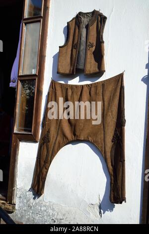 SellingTypical souvenirs in TRYAVNA -Balkans - BULGARIA Stock Photo