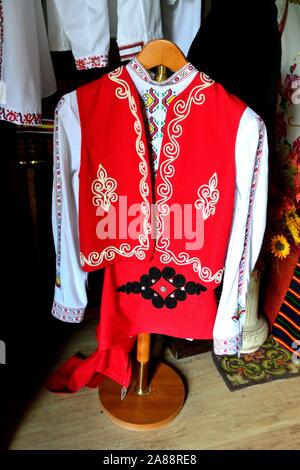 SellingTypical souvenirs in TRYAVNA -Balkans - BULGARIA Stock Photo