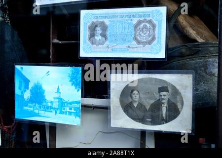 SellingTypical souvenirs in TRYAVNA -Balkans - BULGARIA Stock Photo