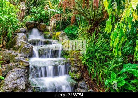 4 Nov 19. Melbourne, Australia. Water feature in Fitzroy Gardens in Melbourne, Victoria Stock Photo