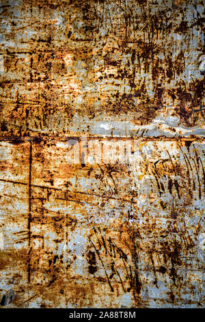 Old scratched rusty metal texture background Stock Photo