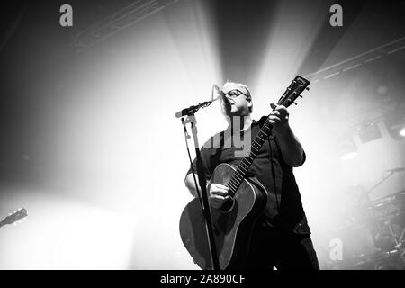 Newcastle/UK - 21st Sept 2019: PIXIES band Frank Blank (Black Francis) live on stage in Newcastle O2 Academy Stock Photo