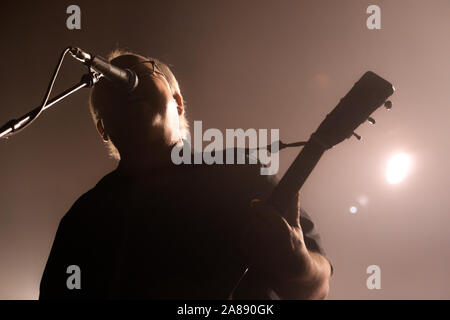 Newcastle/UK - 21st Sept 2019: PIXIES band Frank Blank (Black Francis) live on stage in Newcastle O2 Academy Stock Photo