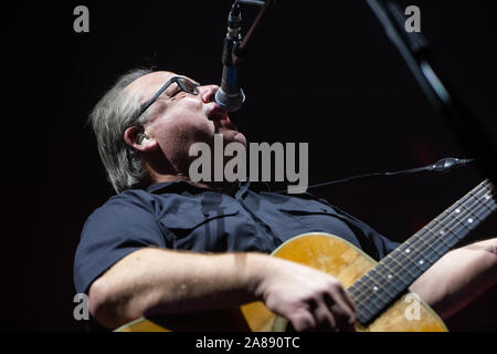 Newcastle/UK - 21st Sept 2019: PIXIES band Frank Blank (Black Francis) live on stage in Newcastle O2 Academy Stock Photo