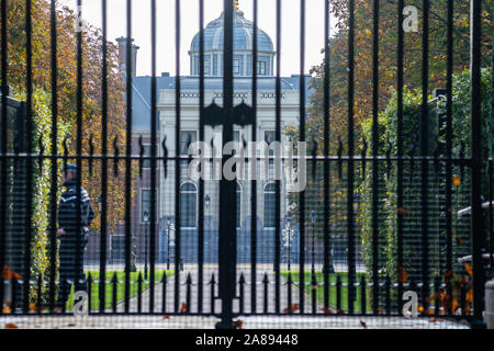 Den Haag, Netherlands. 07th Nov, 2019. DEN HAAG, 07-11-2019, The Palace Huis ten Bosch is the home residence of the Dutch King Willem-Alexander and his family. Credit: Pro Shots/Alamy Live News Stock Photo