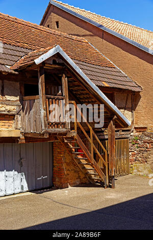 Holztreppe Stock Photo