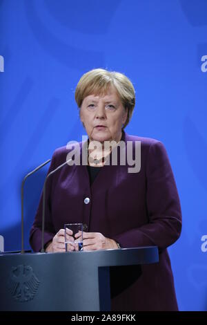 German Chancellor Angela Merkel receives her certificate of appointment ...