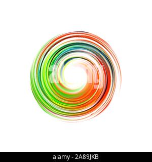 Beautiful swirl colored circle abstract vector background. eps 10 Stock Vector