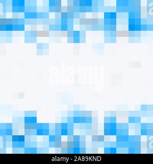 Light BLUE vector pattern in square style. Colorful illustration with gradient rectangles and squares. Pattern for busines booklets, leaflets. eps 10 Stock Vector