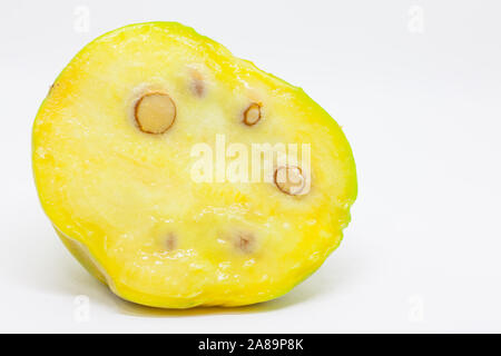 Fruit of the Eugenia stipitata called Araza and typical from the Amazon region in South America Stock Photo