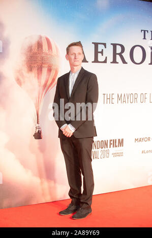 Seen arriving for The Aeronauts, Premiere at London Film Festival, Odeon Leicester Square, London. 07.10.19 Featuring: Tom Harper Where: London, United Kingdom When: 07 Oct 2019 Credit: WENN.com Stock Photo