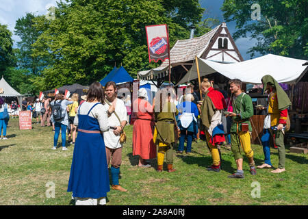 Medieval Week celebrations in the Hanseatic town of Visby, Gotland