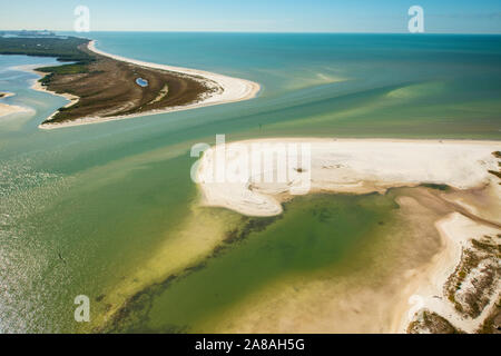 Caladesi and Honeymoon Islands State Parks, Florida. Southwest Florida near Clearwater Beach, Gulf of  Mexico Stock Photo